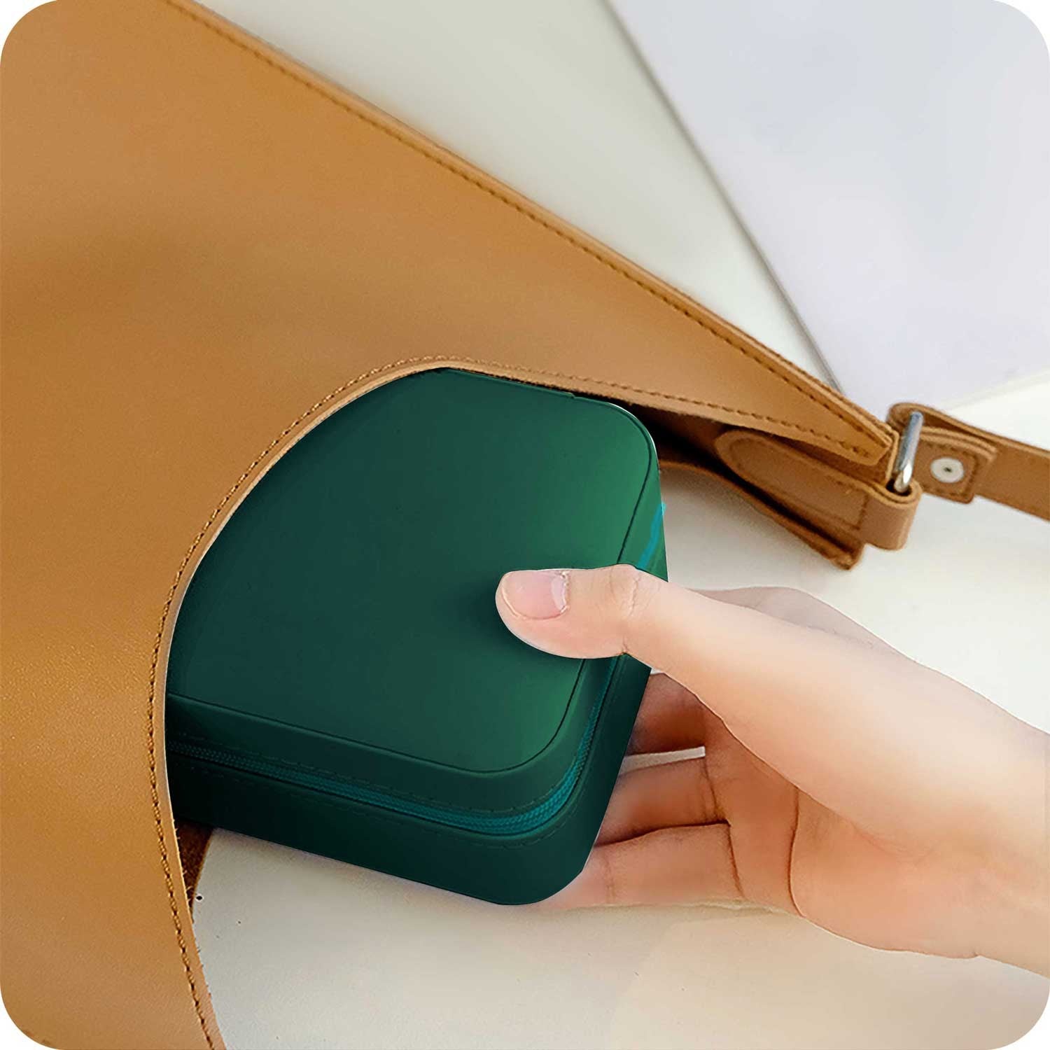 Juvelyrinė dėžutė MS-702 Massido - žalia