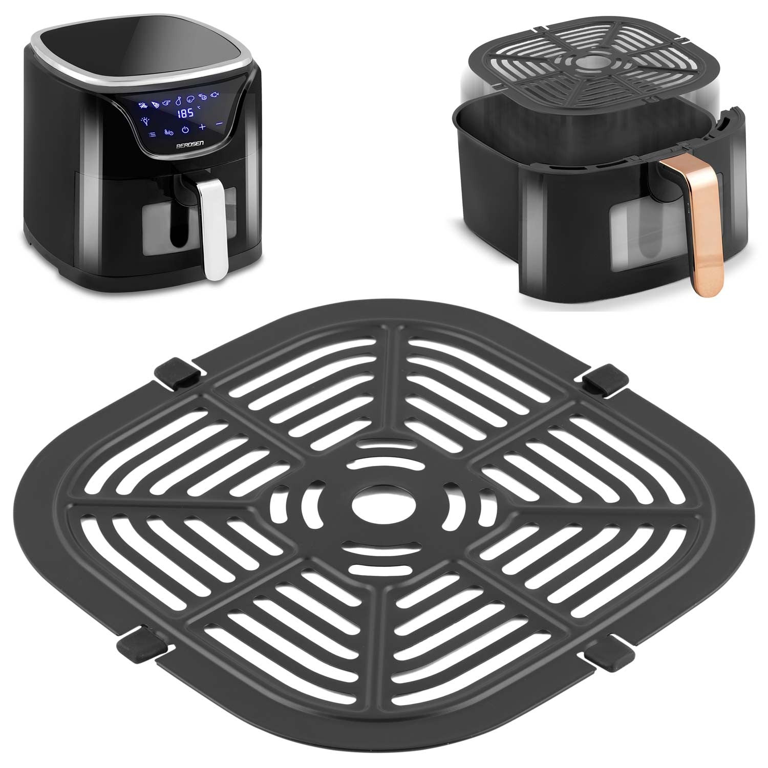 Neapdorotas riebalų keptuvės kriauklės BD-652