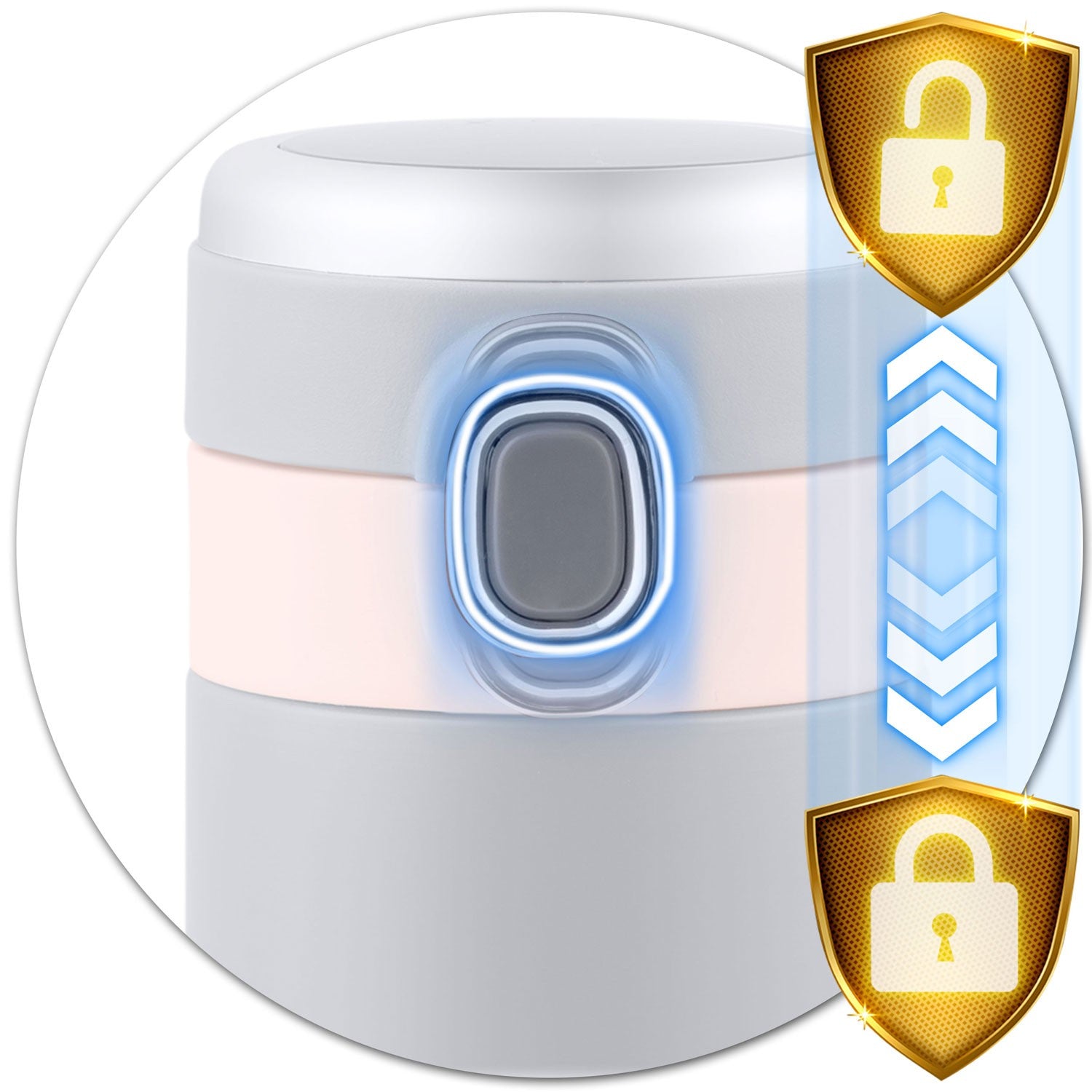 Vacuum thermos 450 ml BD-786 pilkas