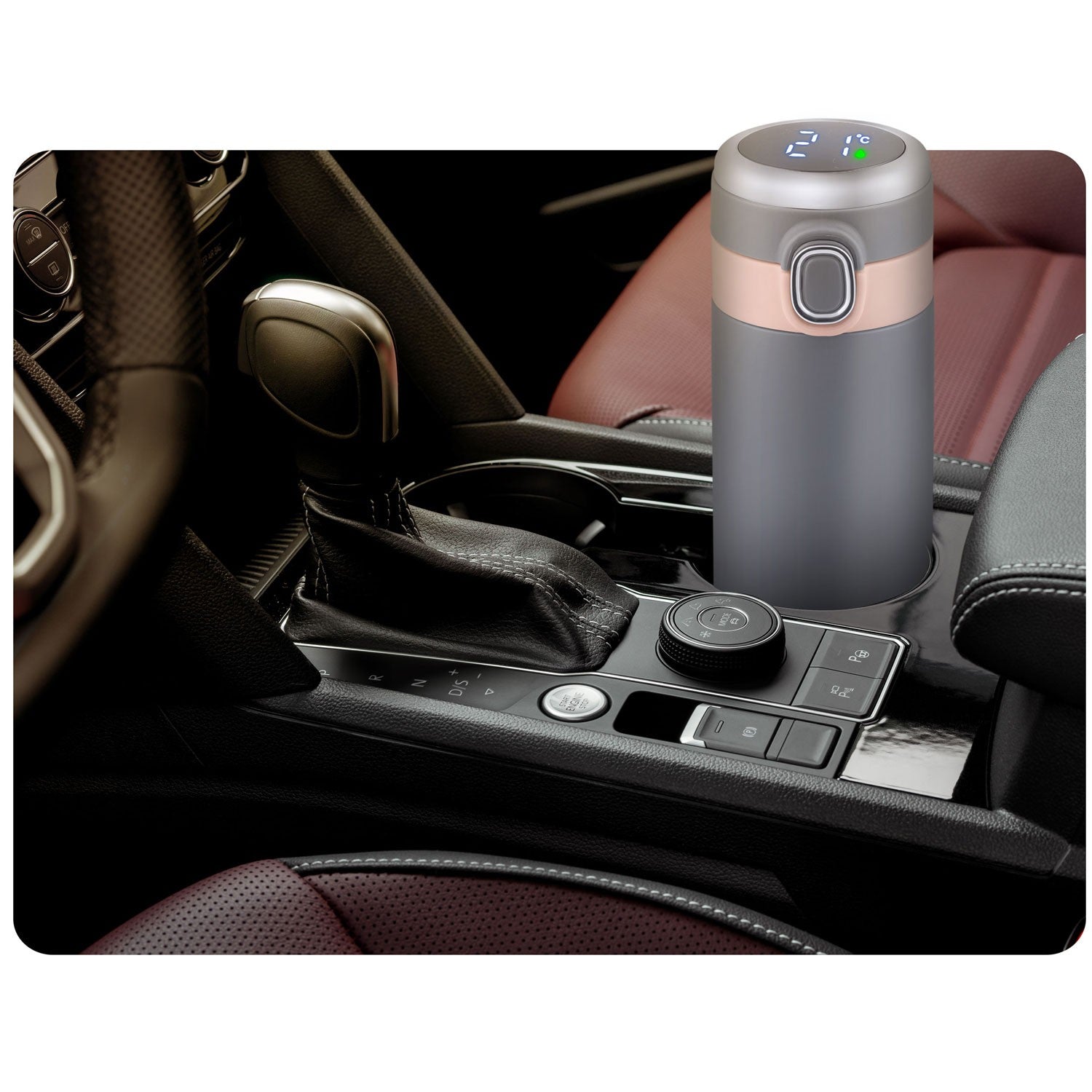 Vacuum thermos 450 ml BD-786 pilkas