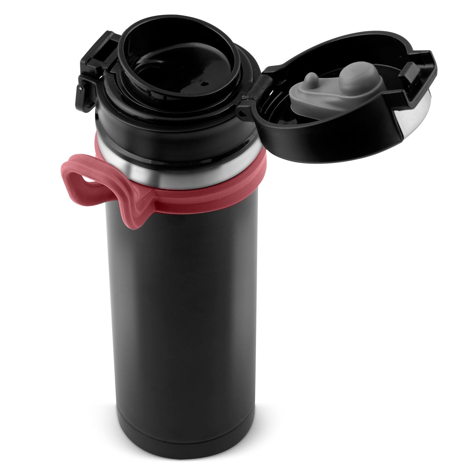Vacuum thermos 450 ml BD-783 juoda