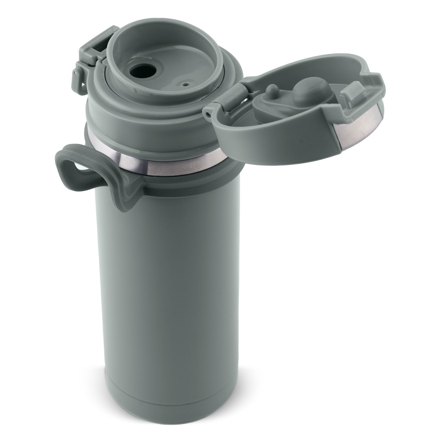 Vacuum thermos 450 ml BD-783 pilkas