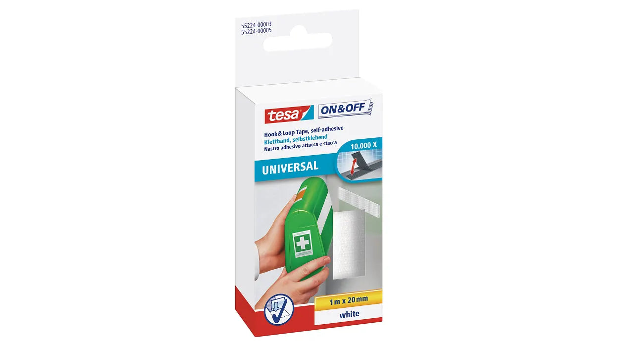 ONOFF plataus profilio lipni juosta TESA 1m x 20mm 55224-00003-01 (balta)