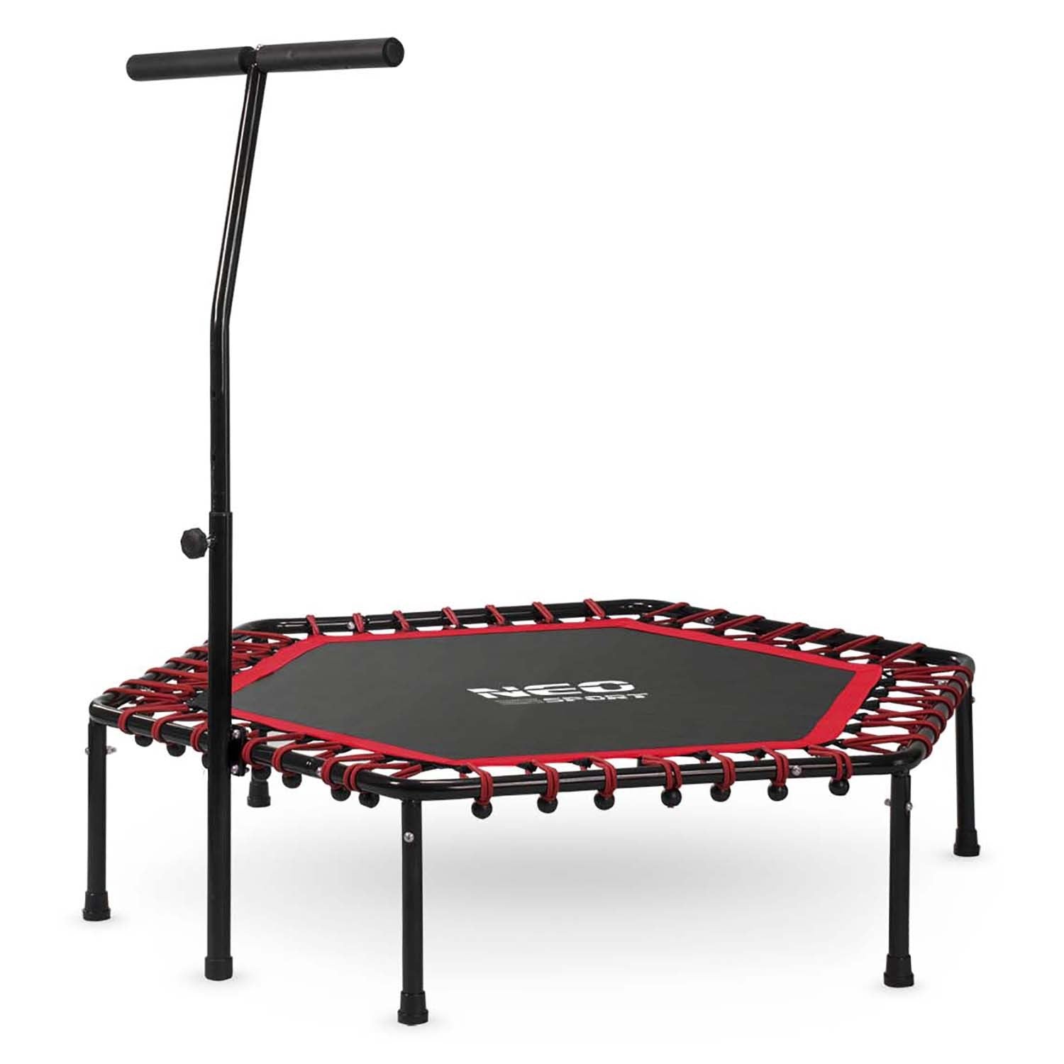 Fitness Batutas Su 127 Cm Neo-Sport Rankine Šešiakampis Raudonas
