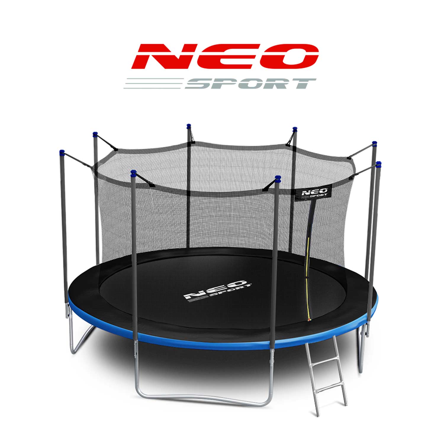 14ft/435cm sodo batutas su vidiniu tinkleliu ir Neo-Sport laiptais