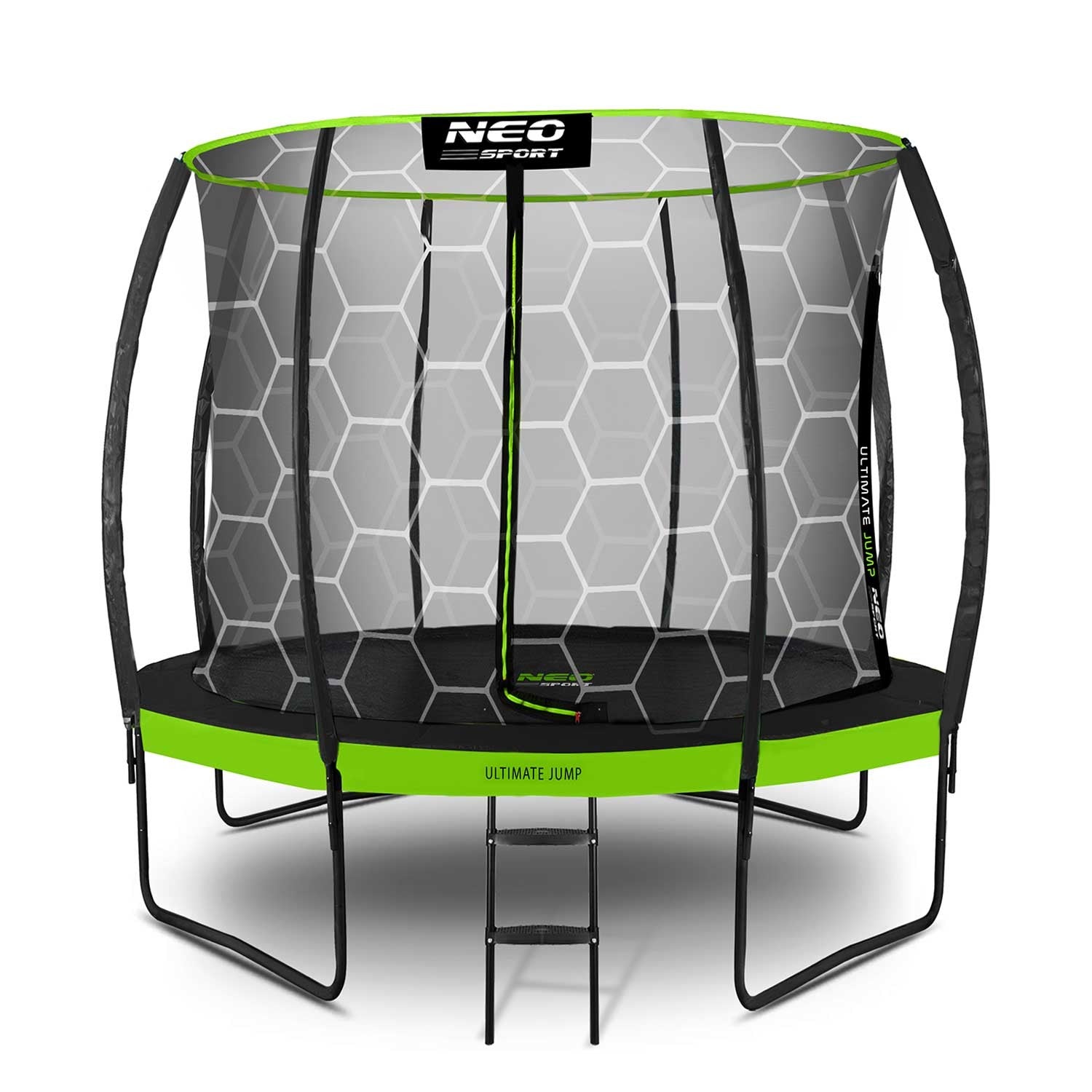8ft/252cm profiliuotieji sodiniai batutai su Neo-Sport vidine tinkle