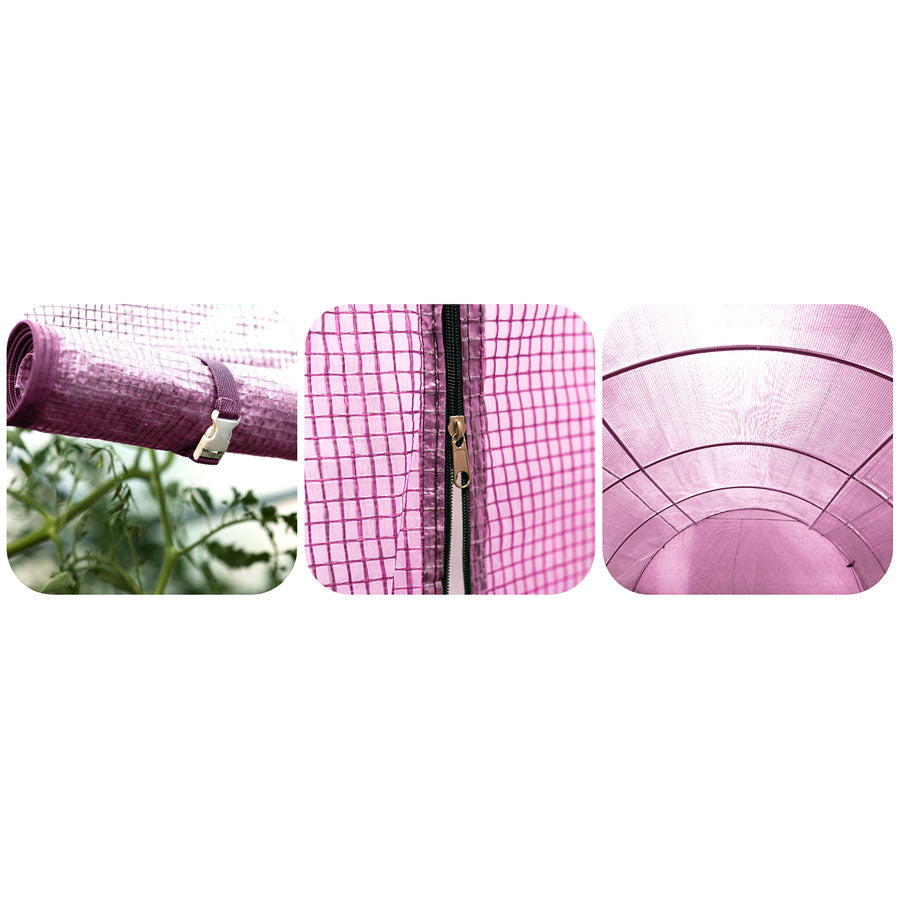 2 x 3 m (6 m2) rožinis Plonos sodas