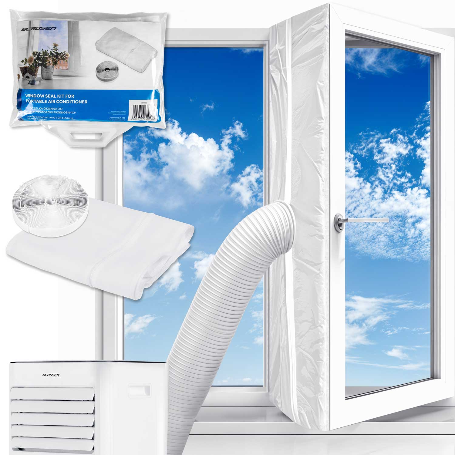 Kliento kondicionierių langų sandariai