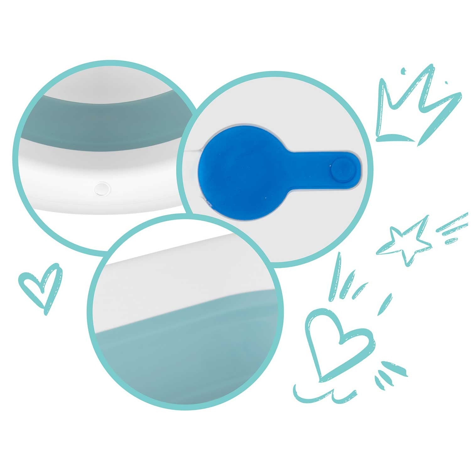 RK-282 termometro kūdikių gumelė