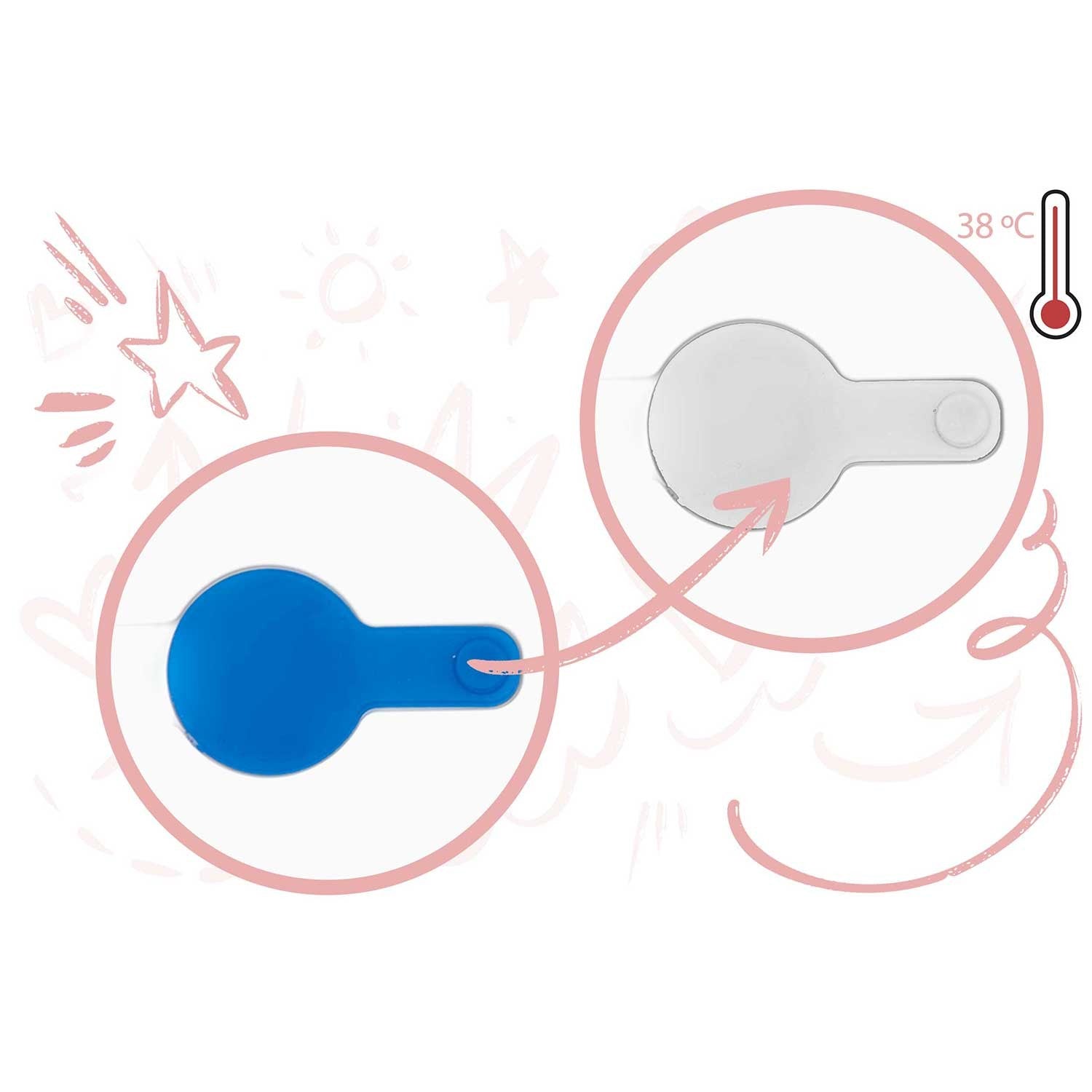 RK-282 termometras su kūdikių gumelė