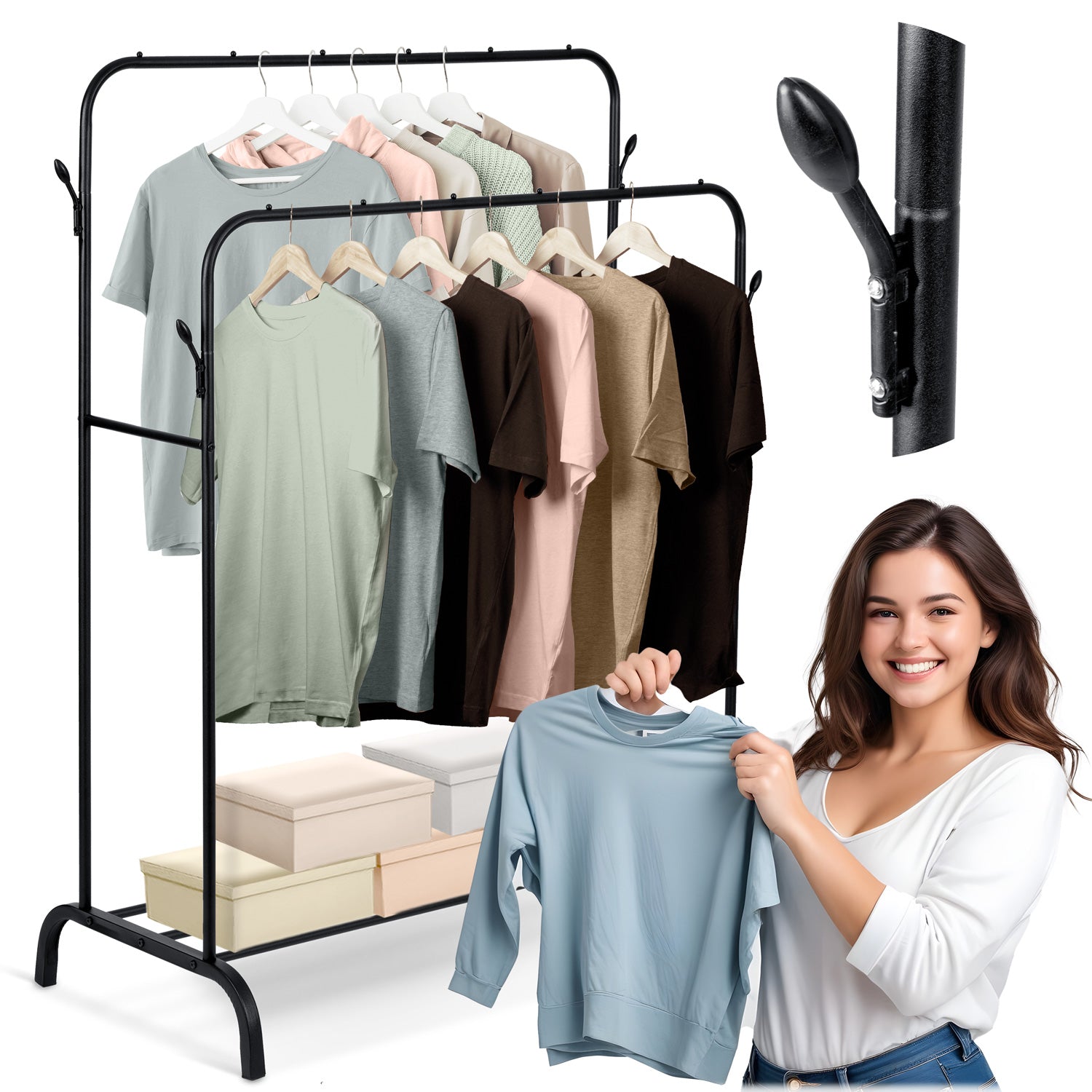 Žinai, stovinčio Masido MS-867 juoda