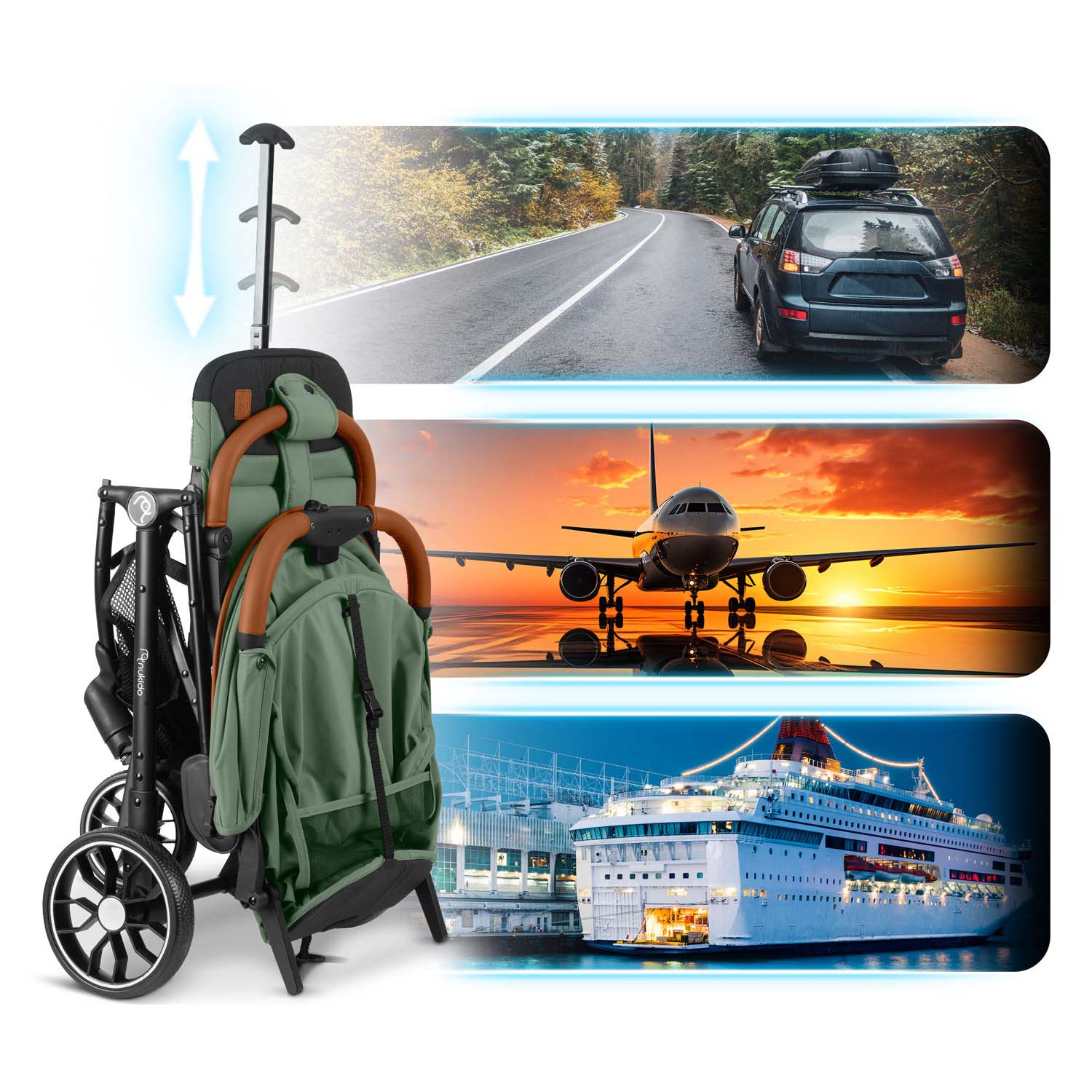 Paseo Nukido vaikiškas važiuoklė