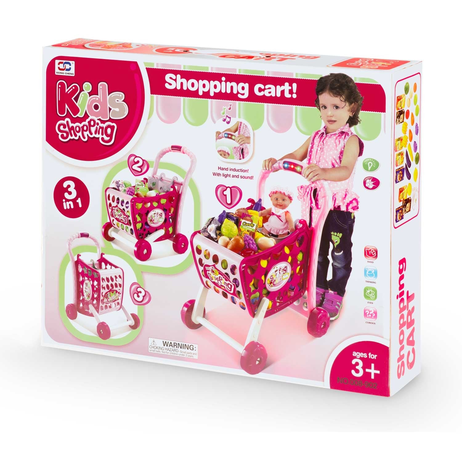 Ricokids parduotuvių krepšelis 773401 rožinis