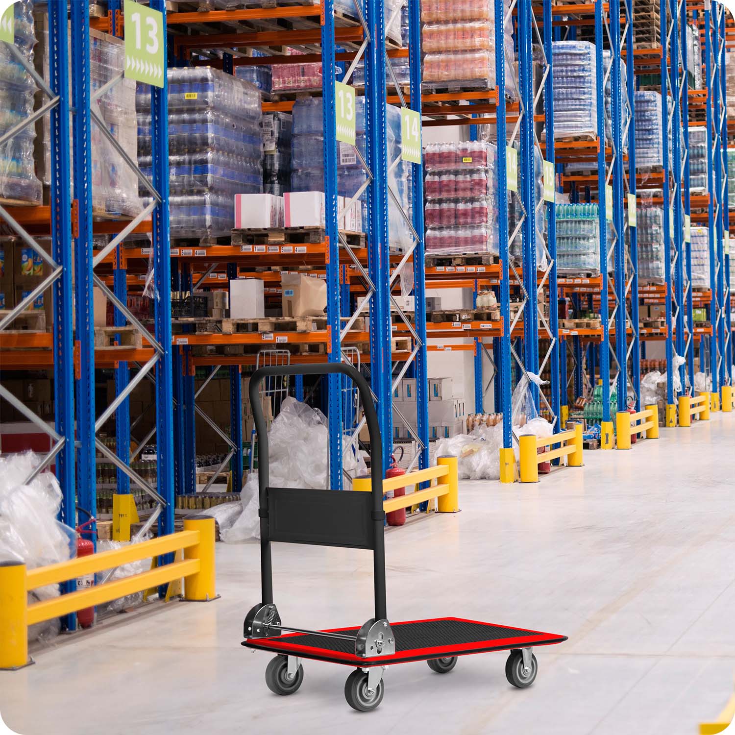 Juodai raudona HM-505 transporto platforma