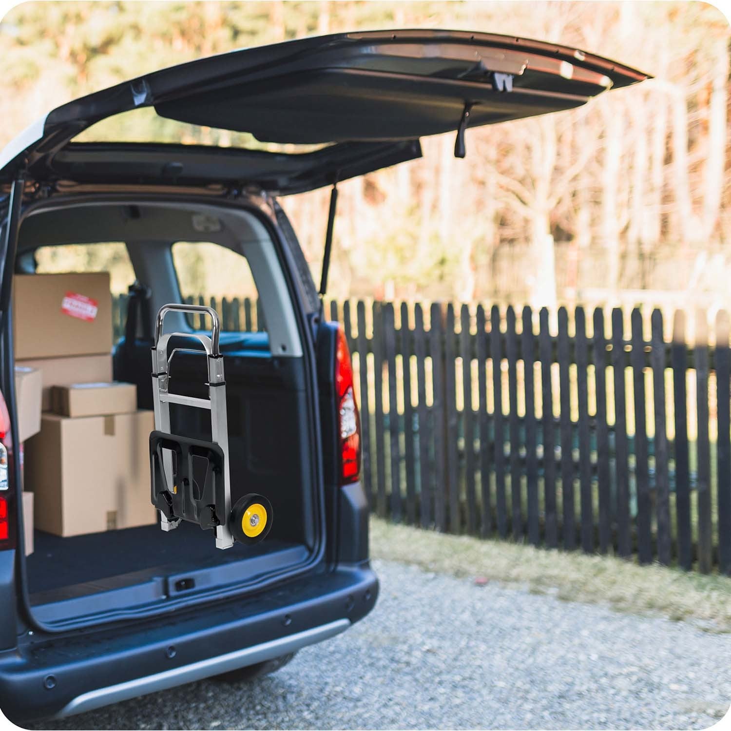 Transporto vagonas, rankinis susikraunamasis Humberg HM-508