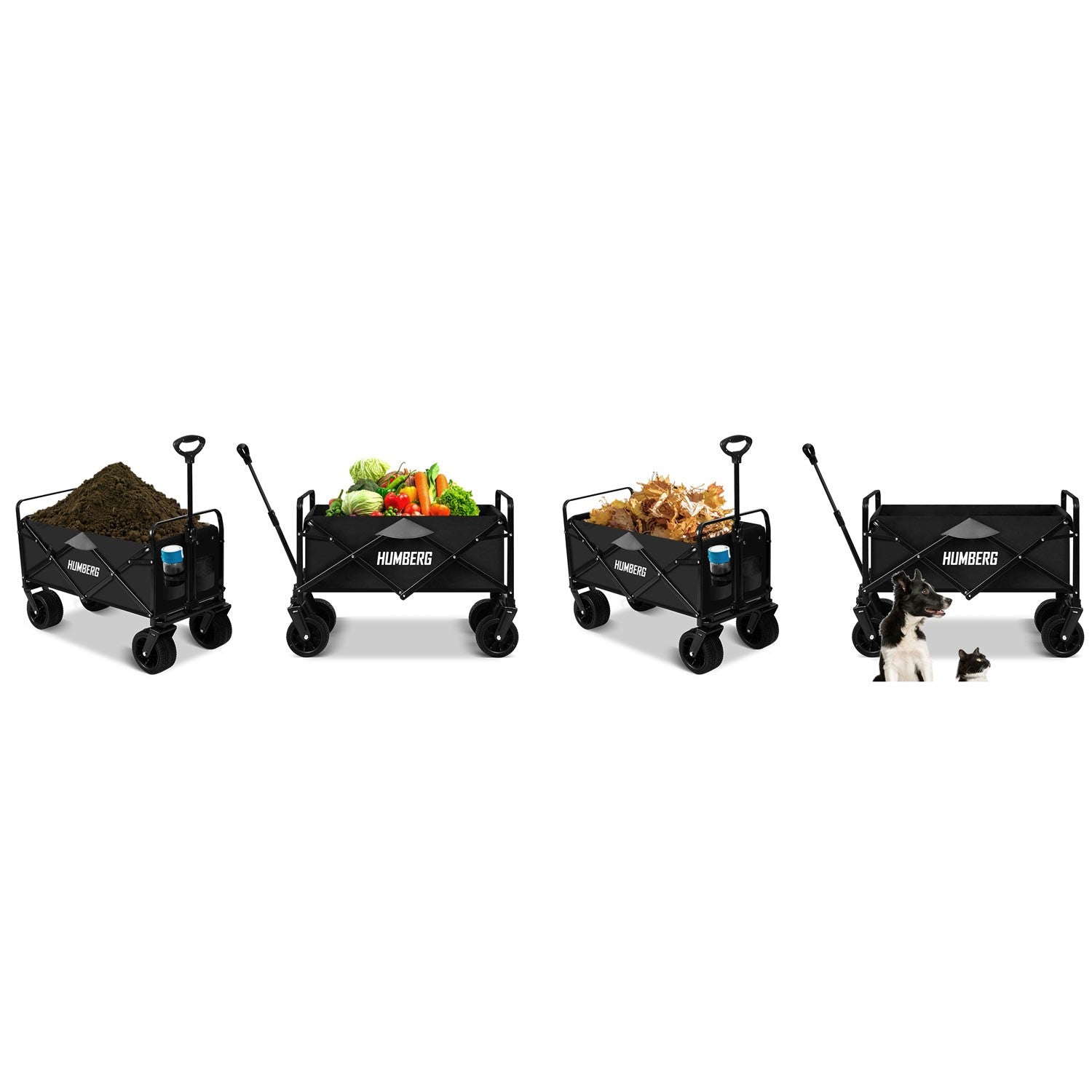 100 litrų Humbergo HM-512 supakuotųjų transporto vagonas