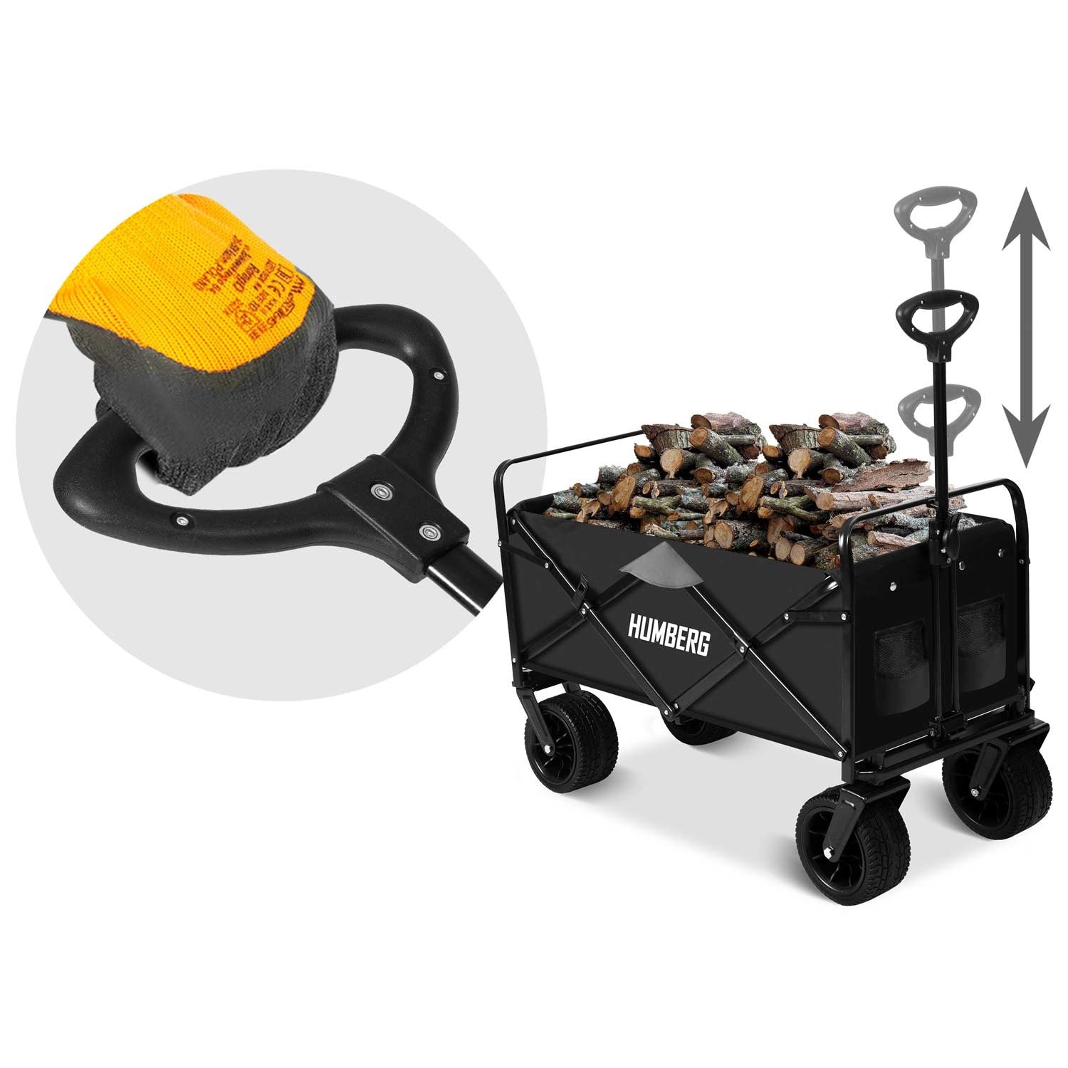 100 litrų Humbergo HM-512 supakuotųjų transporto vagonas