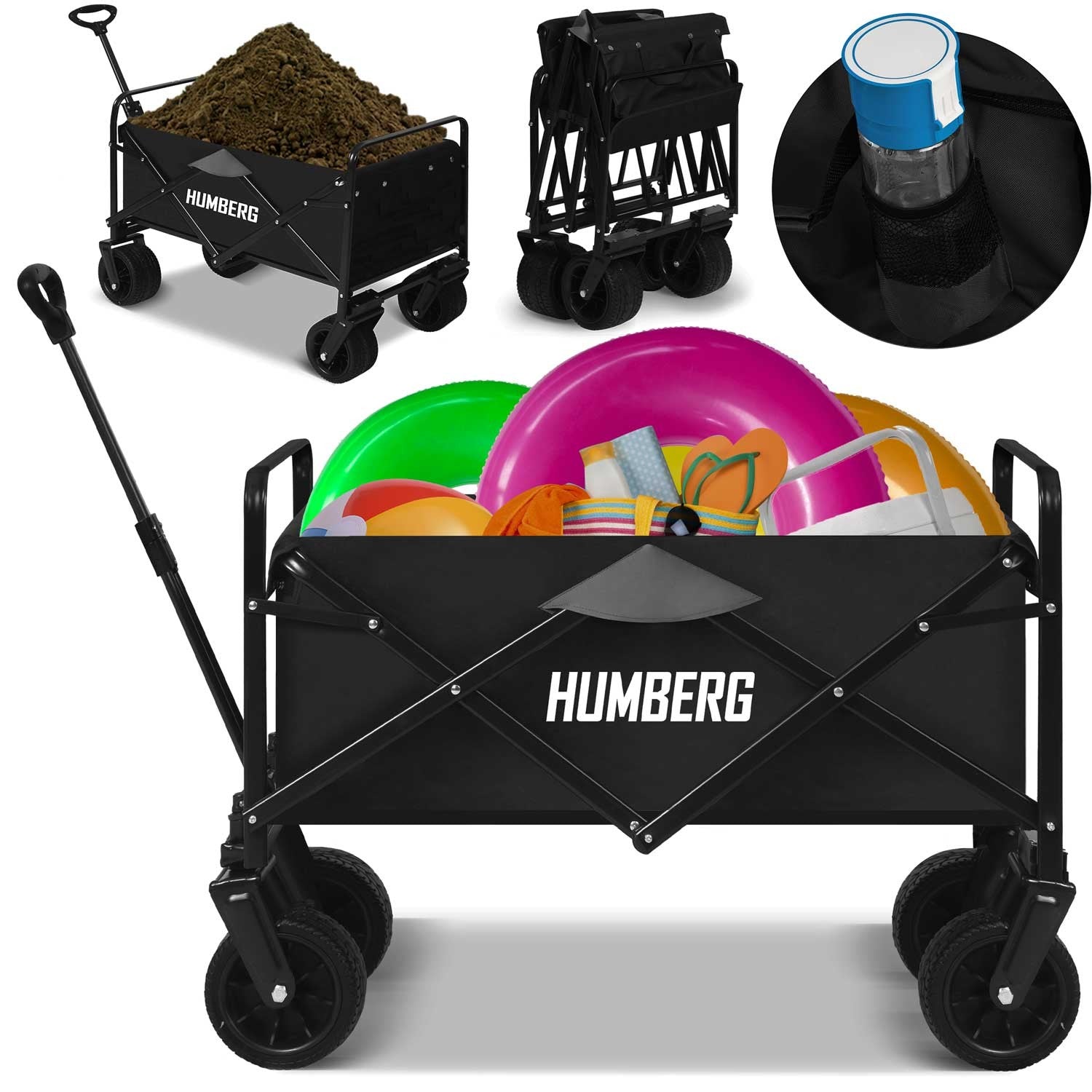 100 litrų Humbergo HM-512 supakuotųjų transporto vagonas