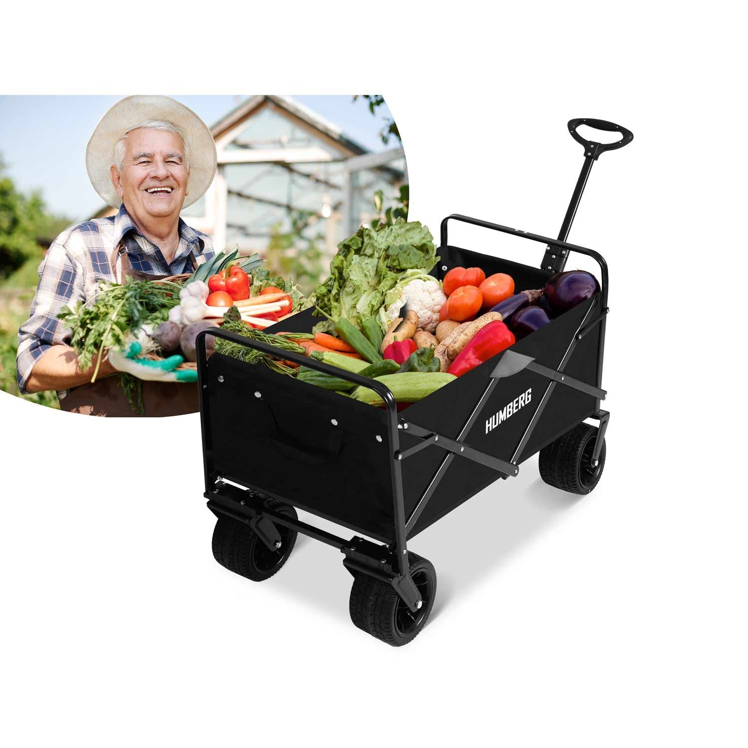 100 litrų Humbergo HM-512 supakuotųjų transporto vagonas