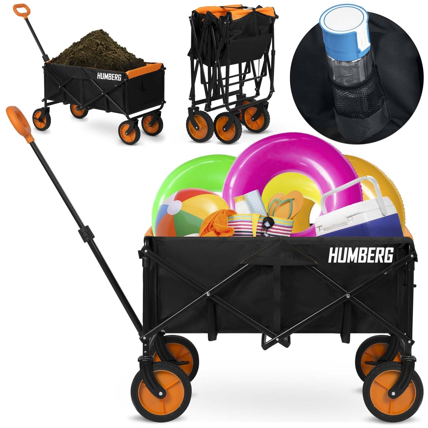 100 litrų Humbergo HM-513 sukabinimo transporto vagonas