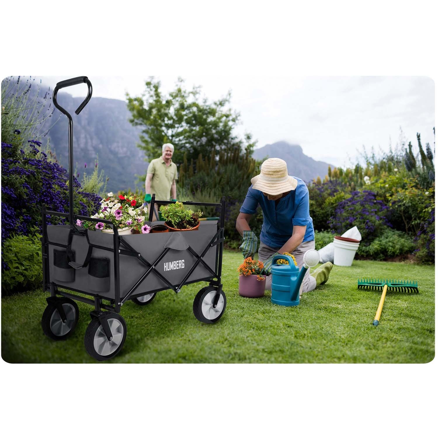 80l Humbergo HM-514 sukabintuvo transporto vagono