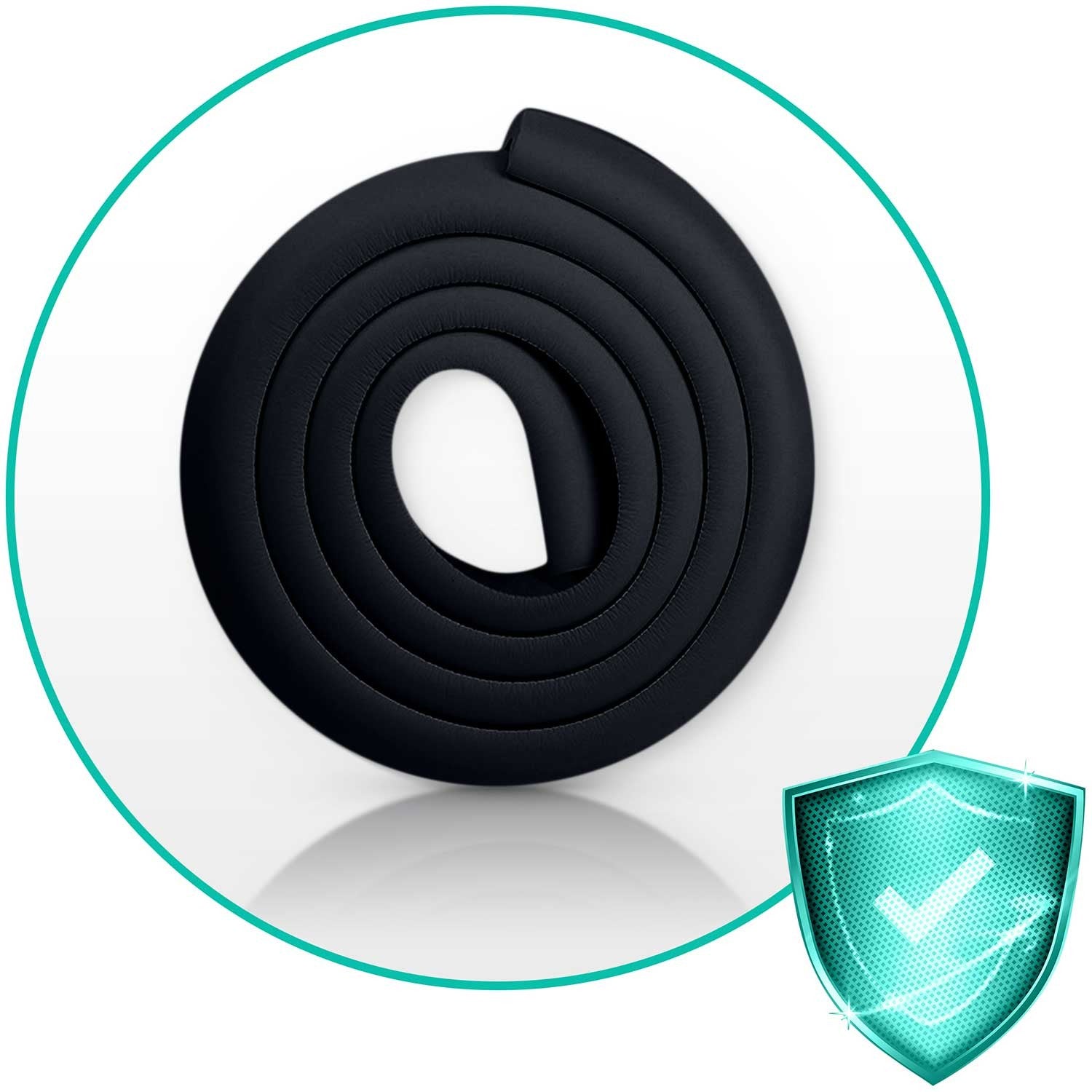 Ricokids apsauginė putų juosta 798701 juoda 2 m