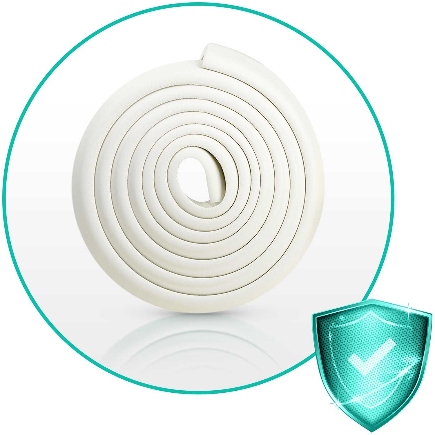 Ricokids apsauginė putų juosta 798710 balta 6 m