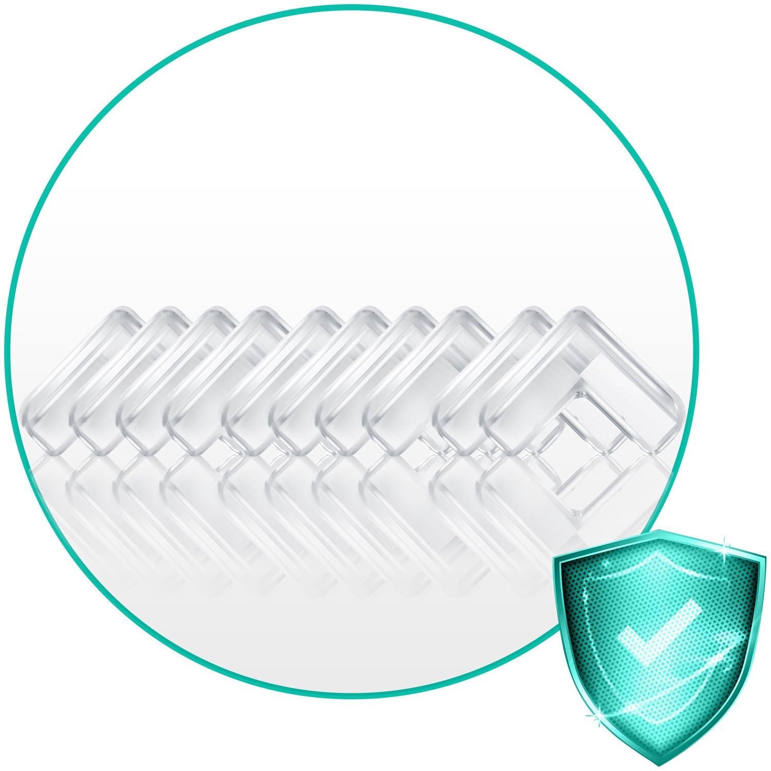 Ricokids angų apsaugos 798400 10 skaidrus