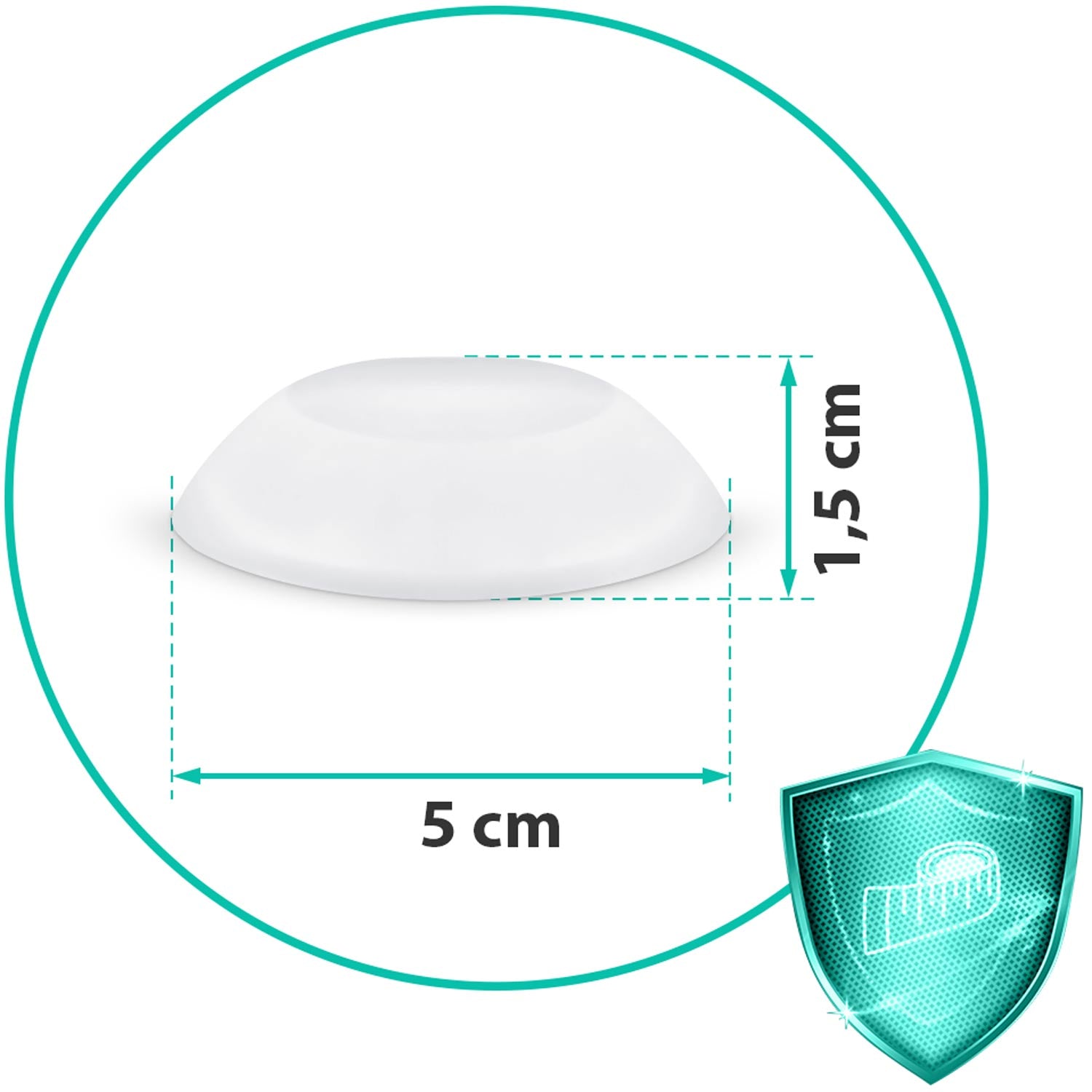 Silikoninės sienos apsaugos priemonės - 6 vienetai Ricokids RK-989