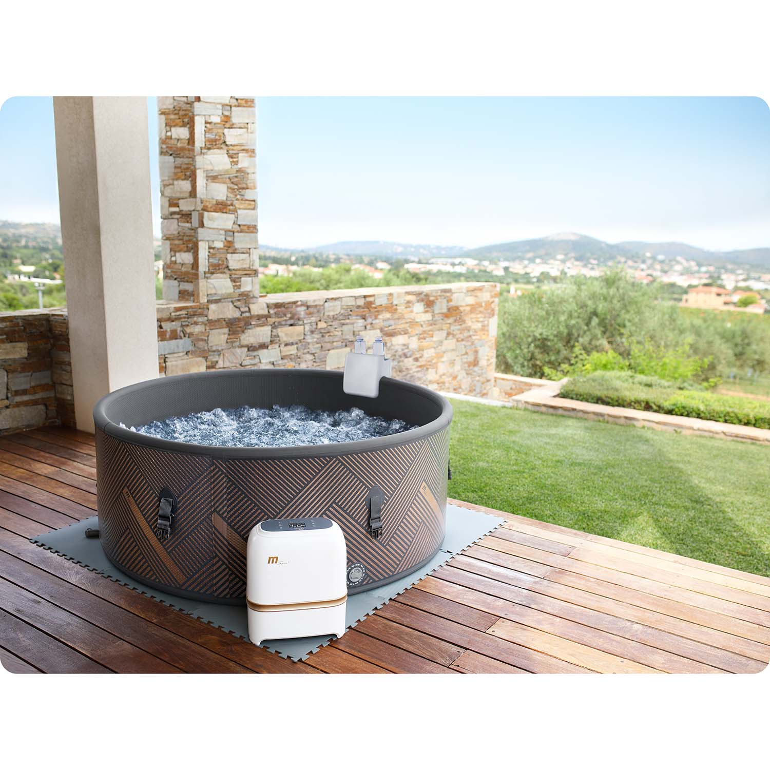 SPA galvutė, gėrimų laikiklis 2v1 mSpa 2szt