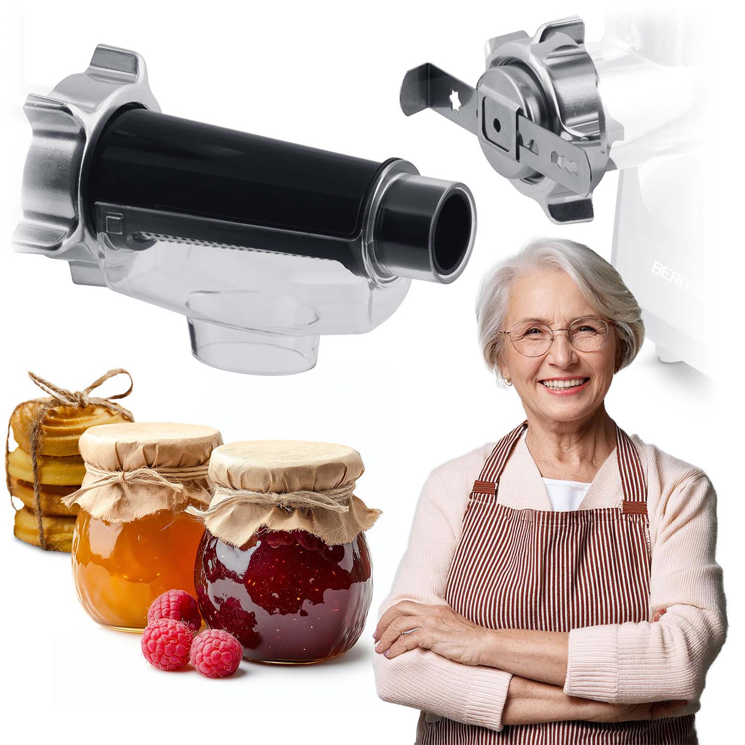 Berdsen kepsnių ir sausainių priedų rinkinys