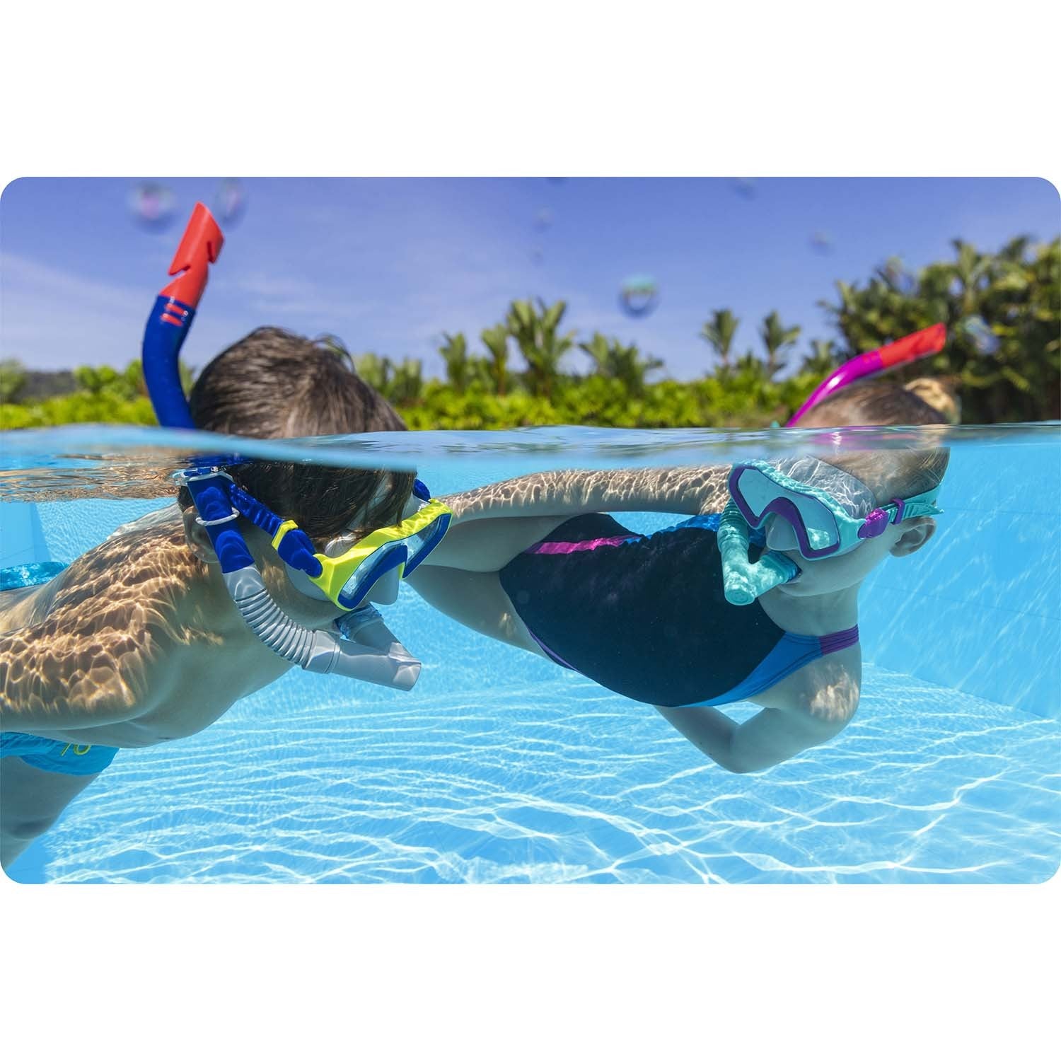 Purpurinis-turkusinis Bestway 24025 nardymo komplektas