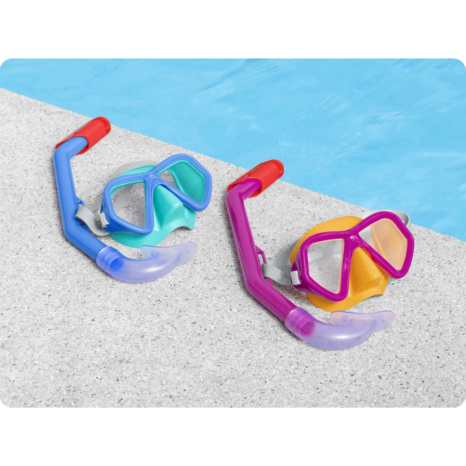 Bestway 24023 rožinis nardymo komplektas