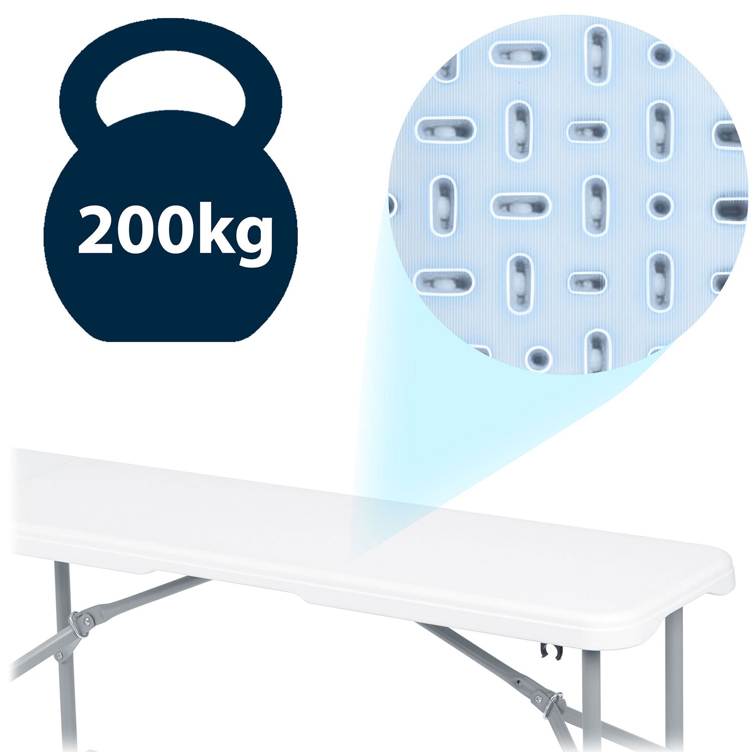 Groto komplektas + 2 lentelės + 180 cm strypai