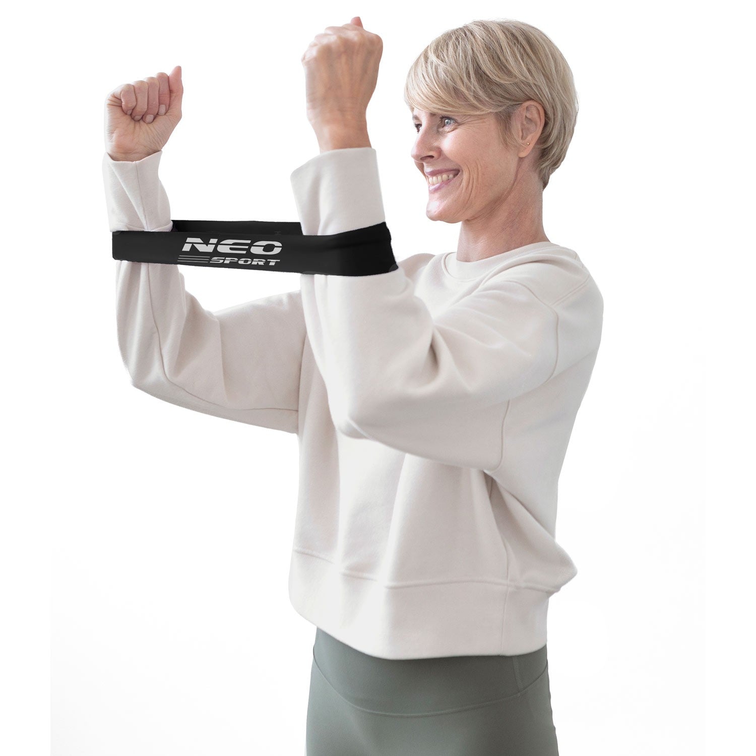 NS-959 Neo-Sport treniruočių rezistencinių juostų rinkinys, 5 vienetų