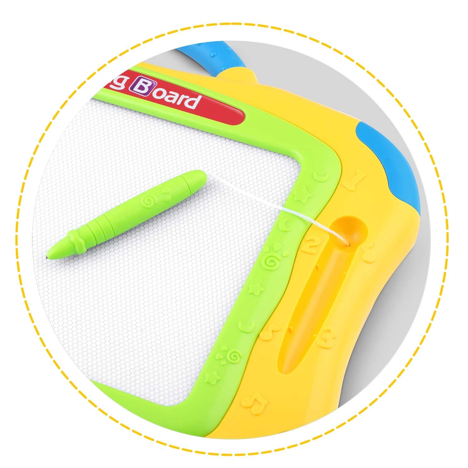 Ricokids piešimo plokštė - geltona