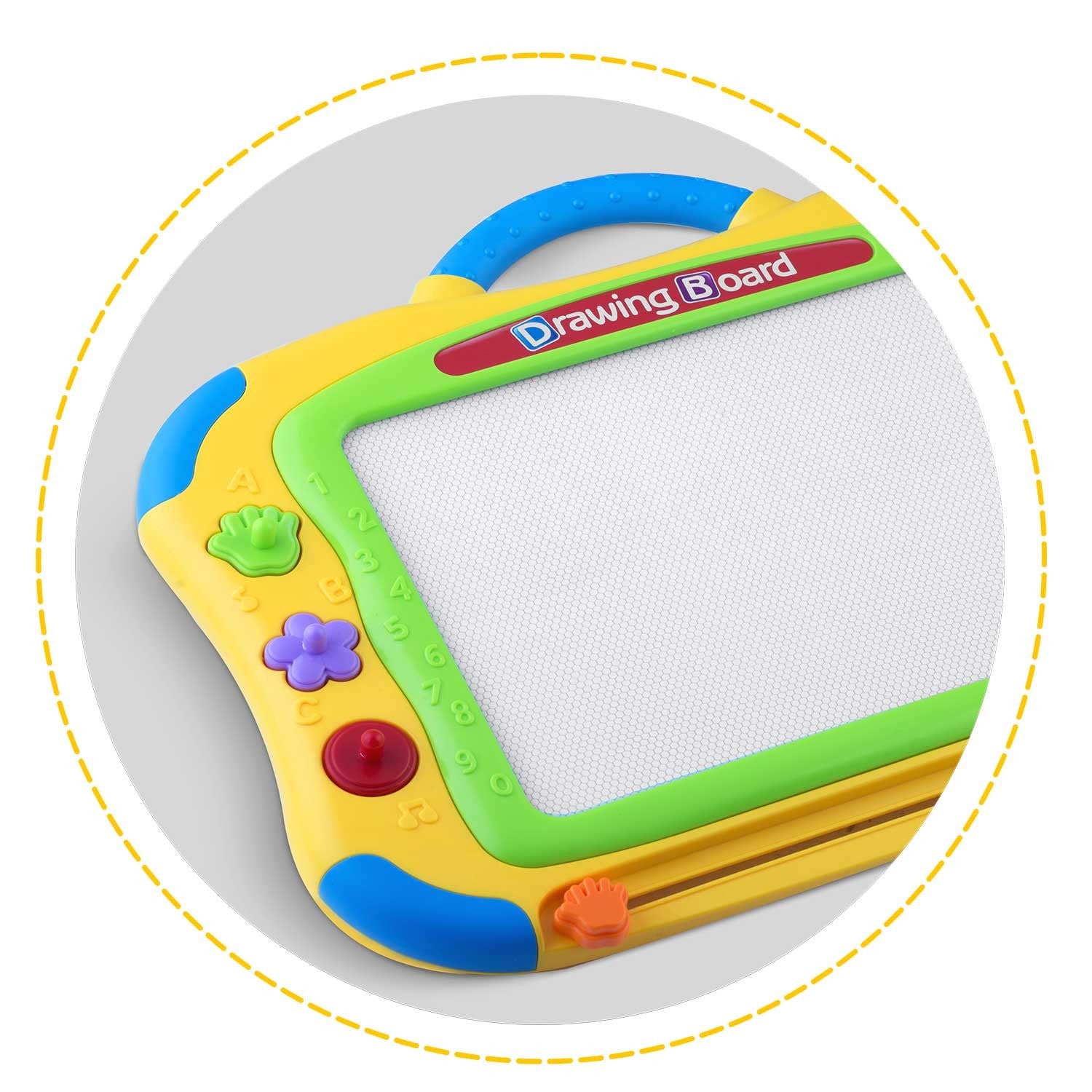 Ricokids piešimo plokštė - geltona