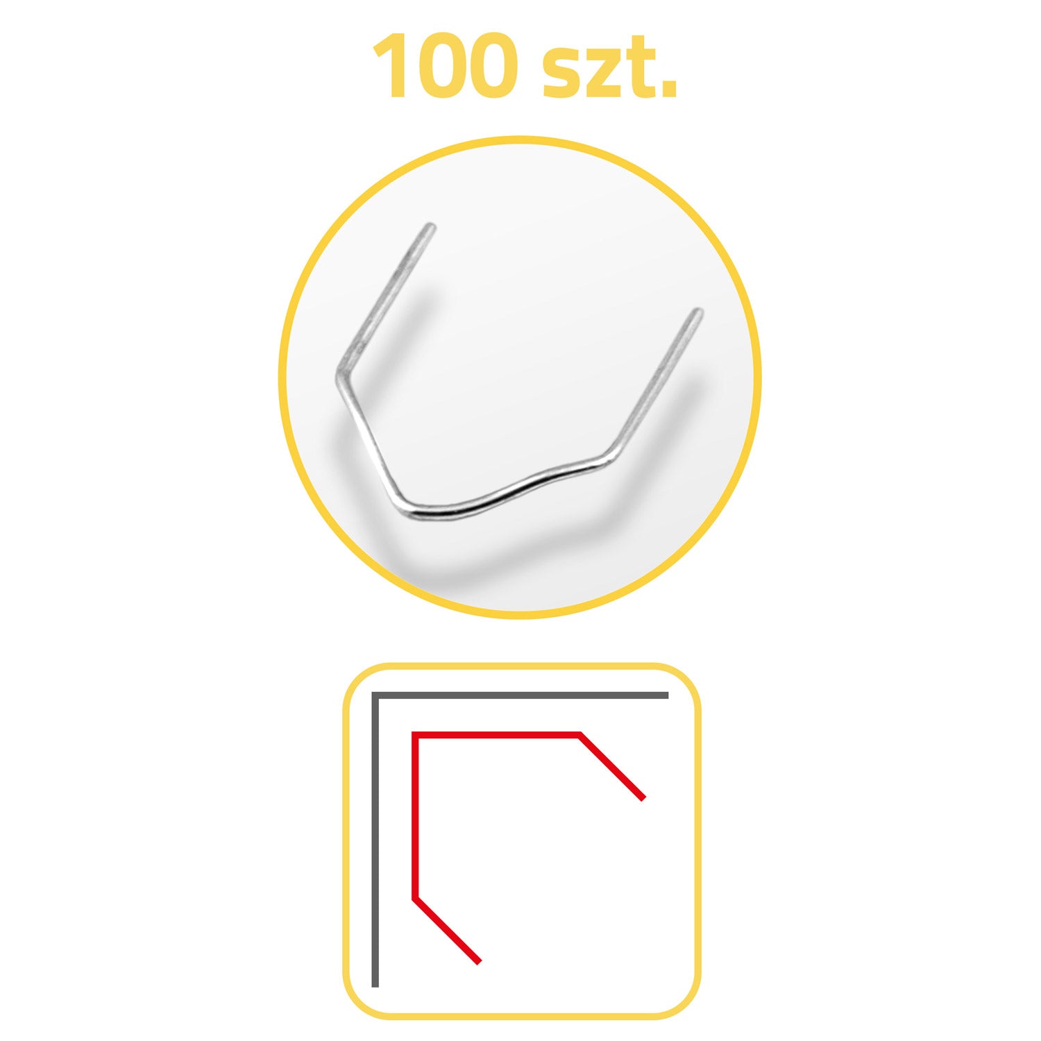 Plastikinių suvirinimo juostų 100 vienetų D tipo Humberg