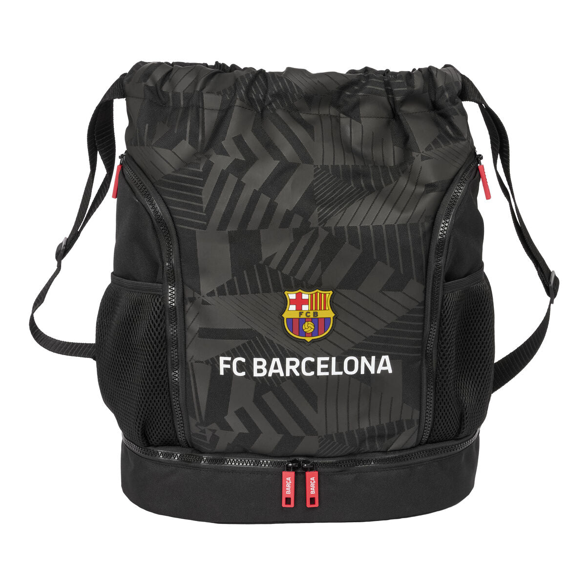 Kuprinė su virvutėmis F.C. Barcelona Black Juoda 35 x 40 x 1 cm