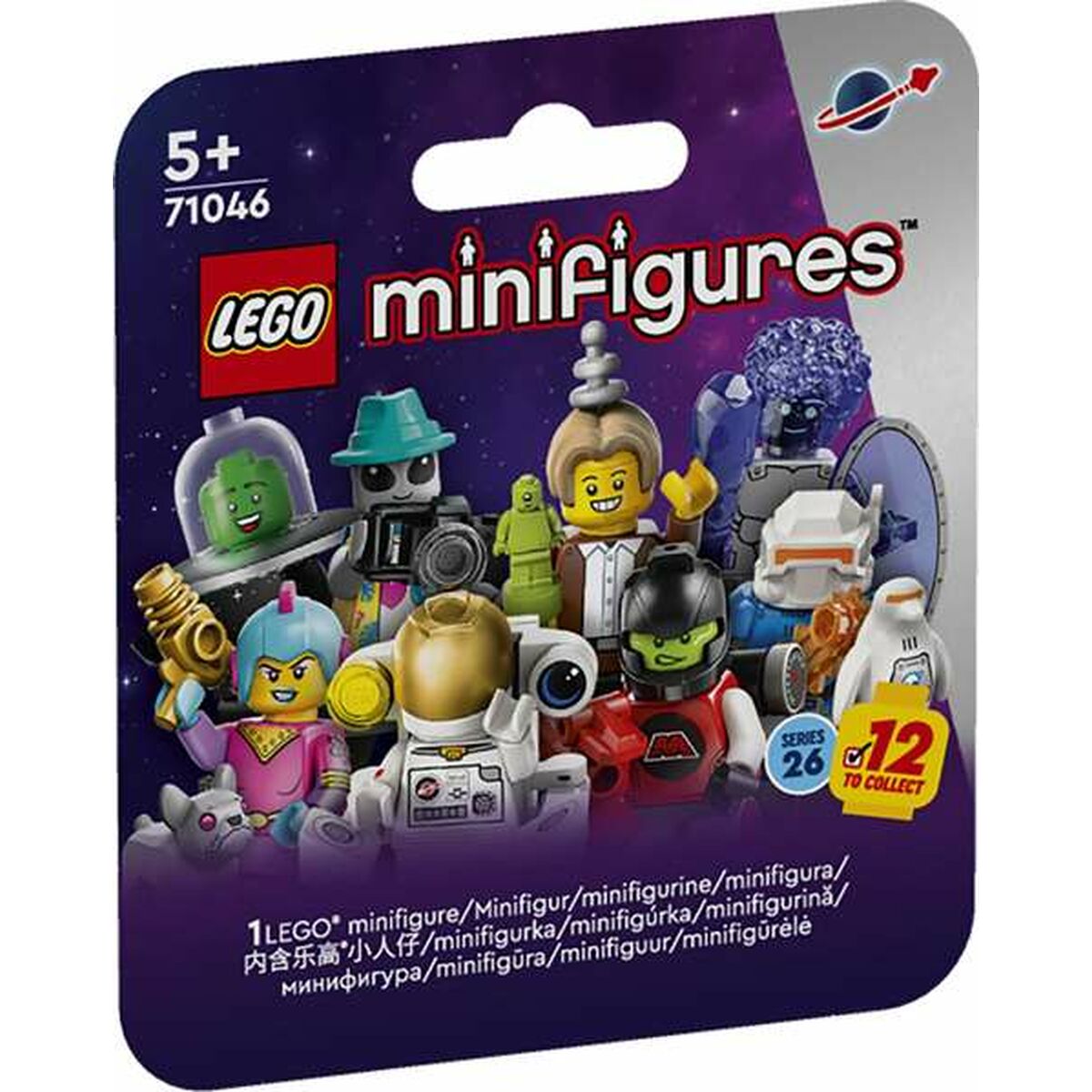 Statybos rinkinys Lego Minifigures Space 2 2024 V110 Statulėlė 1 Dalys