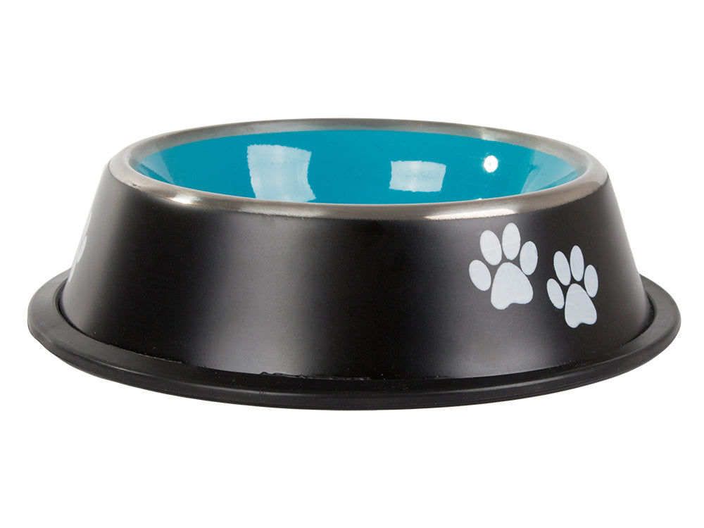 Metal anti-slip dog bowl 400ml