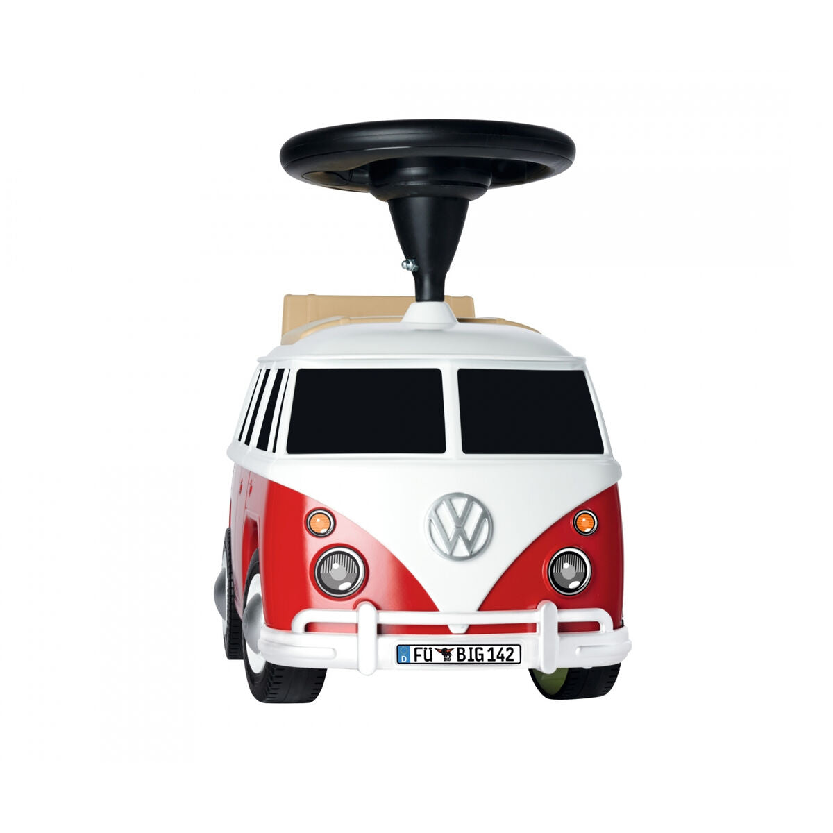 Triratis Smoby Volkswagen Van Juoda Raudona