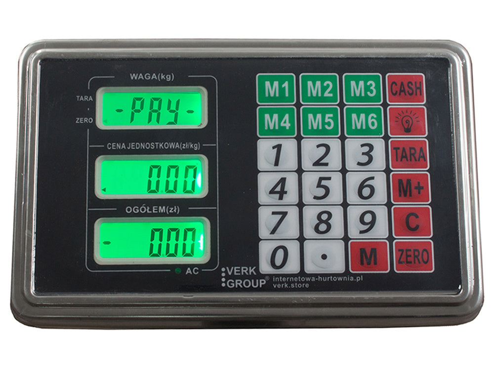 Elektroniniai sklaidos svarstyklės 100 kg lcd