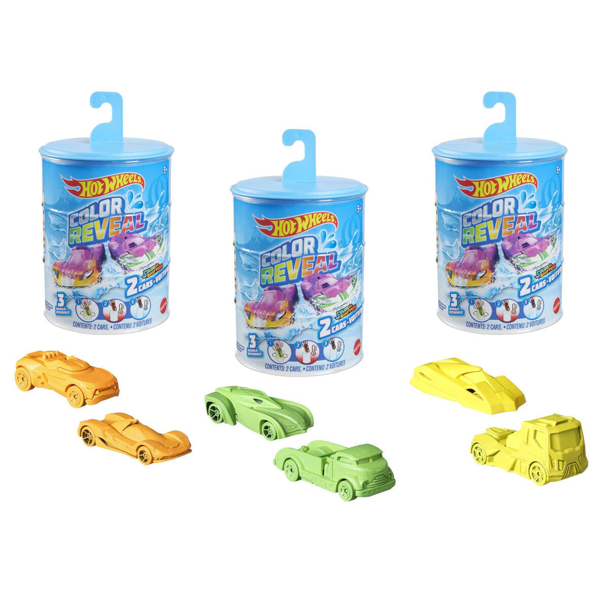 Automobilis Hot Wheels Color Reveal Spalvotas Metalinis