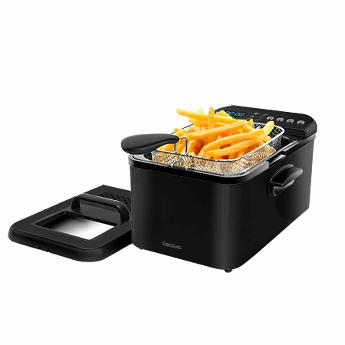 Gruzdintuvė Cecotec Cleanfry Luxury 3000 Black 2400 W 3,2 L Juoda