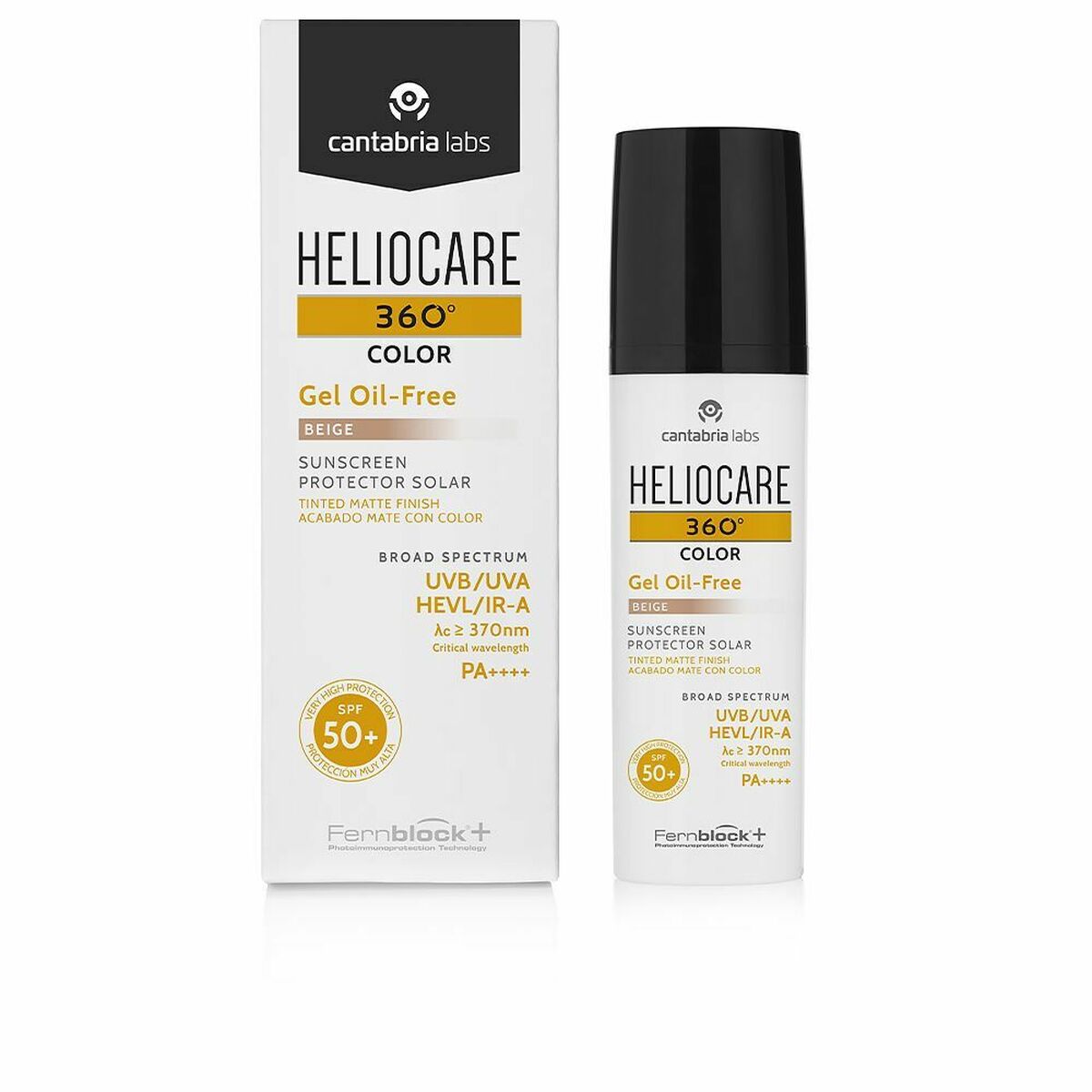 Apsauga nuo saulės su spalva Heliocare 50 ml Bronzeris