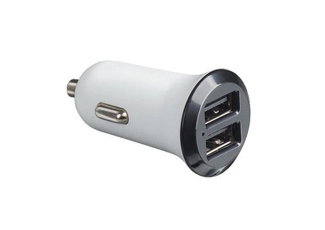 Įkrovimo lizdas automobiliui USB Legrand 050682 (baltas, 12V 2.1A)