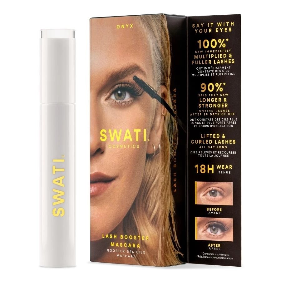 Swati Lash Booster apimties suteikiantis blakstienų tušas Onyx