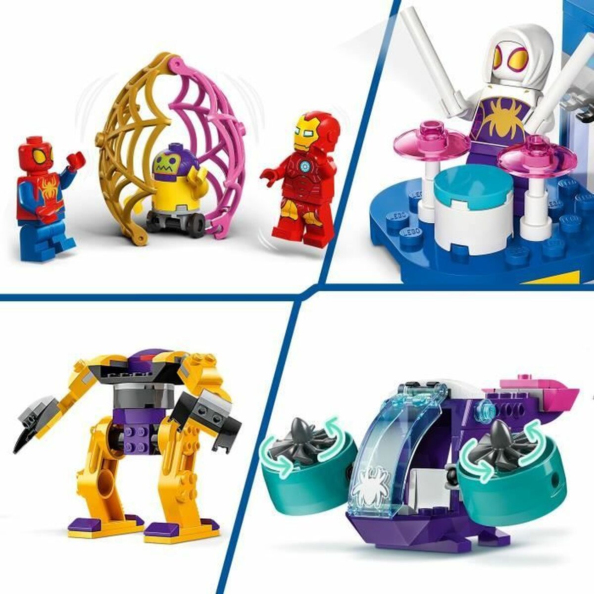 Statybos rinkinys Lego Marvel Spidey and His Amazing Friends 10794 Team S Spalvotas