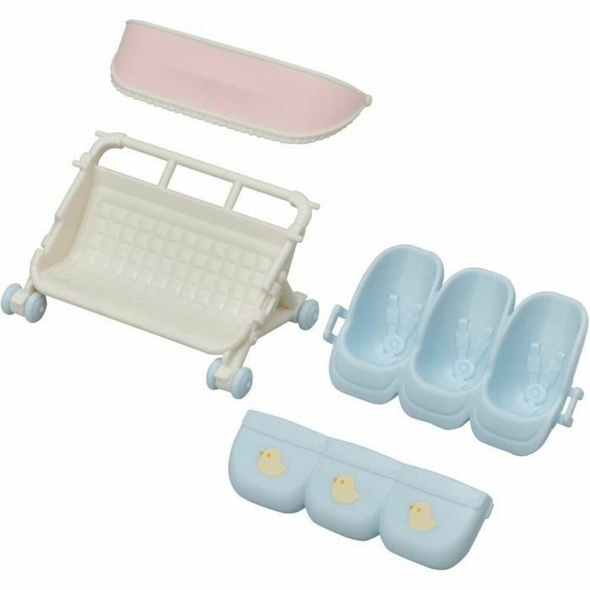 Playset Sylvanian Families The Triple Stroller 